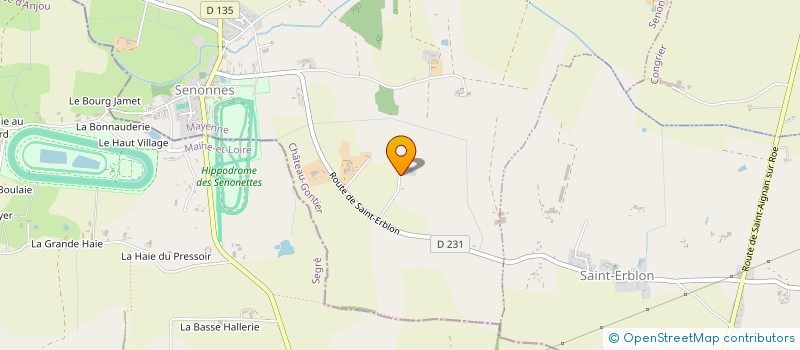 localisation de l'entreprise SCI CTD  SENONNES