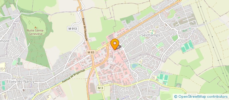 localisation de l'entreprise SCI CTE  PULNOY