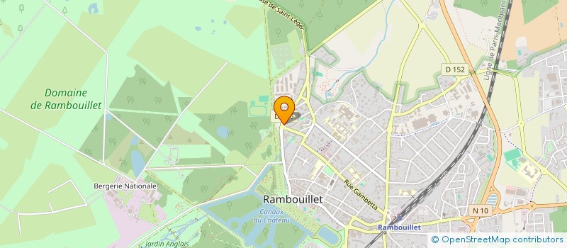 localisation de l'entreprise SCI CTF  RAMBOUILLET