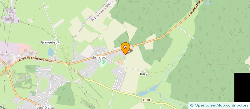 localisation de l'entreprise SCI CTJA IMMOBILIER  SAUVIGNY-LES-BOIS