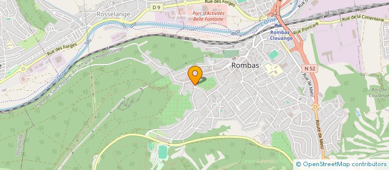 localisation de l'entreprise SCI CTL  PIERREVILLERS