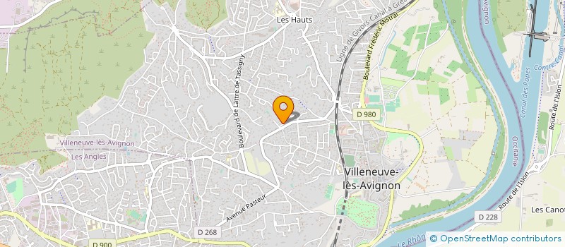 localisation de l'entreprise SCI CTL IMMOBILIER  VILLENEUVE LES AVIGNON