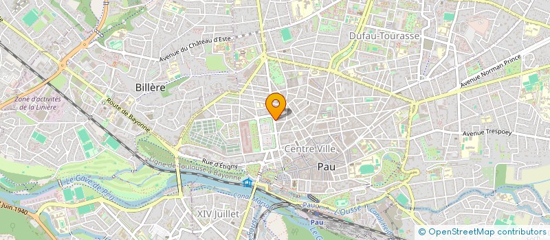 localisation de l'entreprise SCI CTLB à PAU