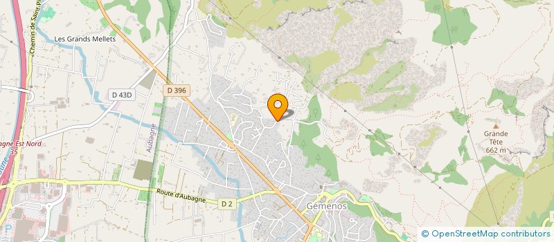 localisation de l'entreprise SCI CTMJ  GEMENOS