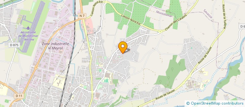 localisation de l'entreprise SCI CTN à MONTELIMAR