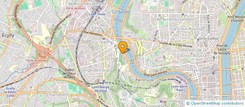 localisation de l'entreprise SCI CTOCTB  LYON 9EME