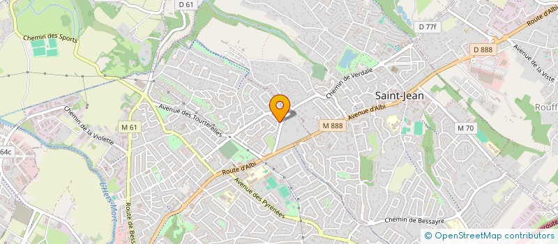 localisation de l'entreprise SCI CTOM  L'UNION