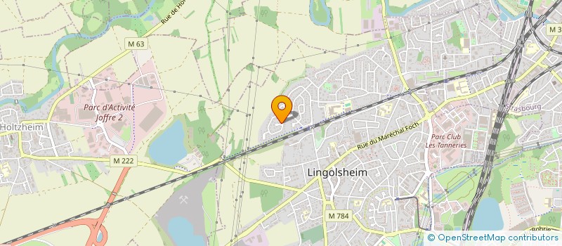 localisation de l'entreprise SCI CTOUT  LINGOLSHEIM