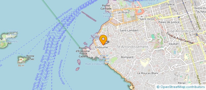 localisation de l'entreprise SCI CTP à MARSEILLE