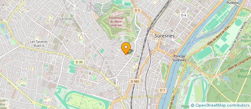 localisation de l'entreprise SCI CTP à SURESNES