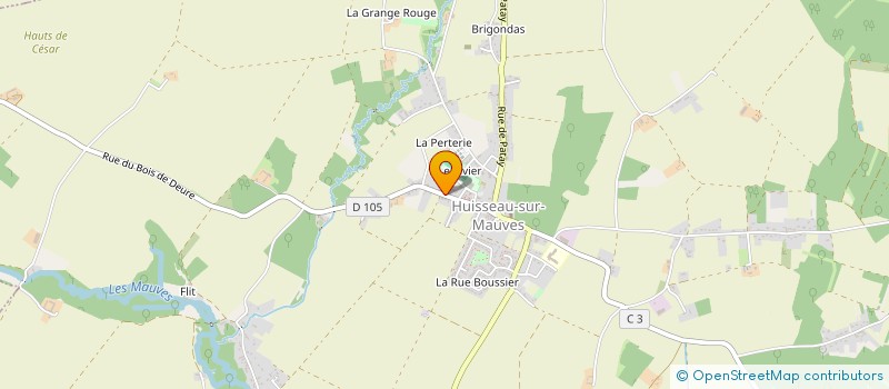 localisation de l'entreprise SCI CTPJ à HUISSEAU-SUR-MAUVES
