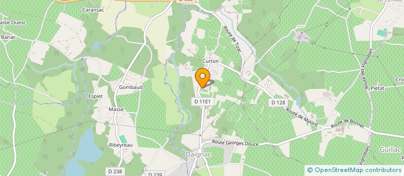 localisation de l'entreprise SCI CTRE AGRIC VITICOLE OENOLOGIQUE  GREZILLAC