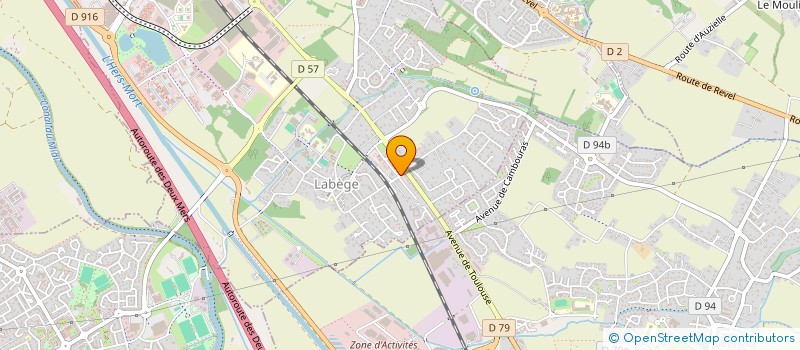 localisation de l'entreprise SCI CTRE COMMERCIAL DE LABEGE VILLAGE  LABEGE