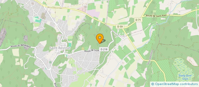 localisation de l'entreprise SCI CTRE IMMOBILIER ET LOISIRS  SAINT-RESTITUT