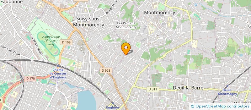localisation de l'entreprise SCI CTS à SOISY-SOUS-MONTMORENCY
