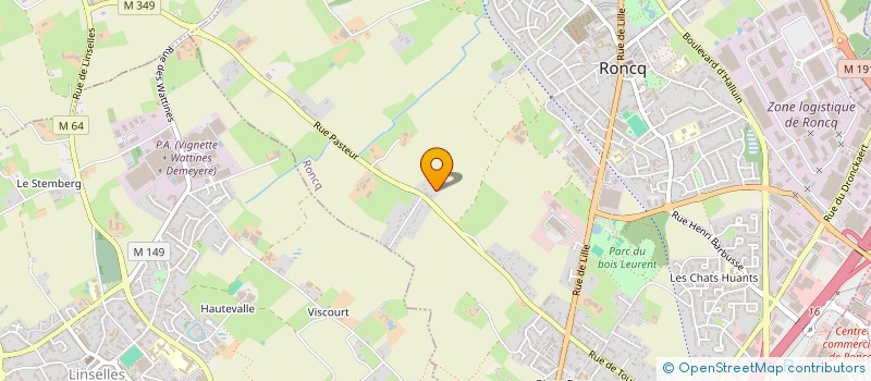 localisation de l'entreprise SCI CTS IMMO à RONCQ