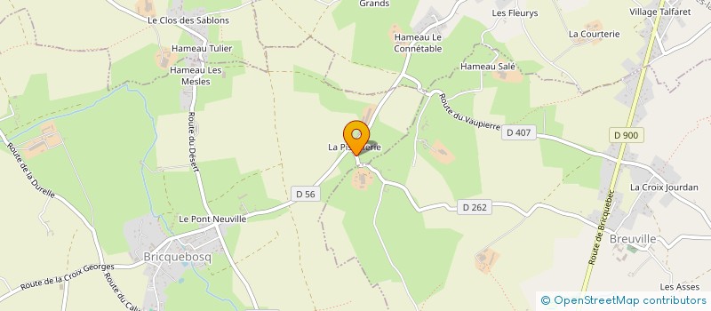 localisation de l'entreprise SCI CTS MAHIEU  BRICQUEBOSQ