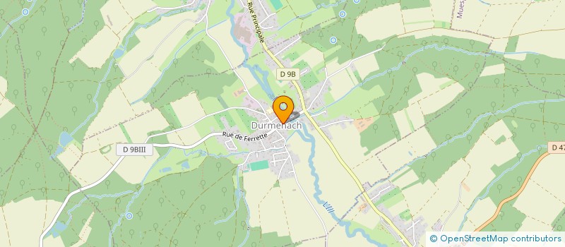 localisation de l'entreprise SCI CTSL  DURMENACH