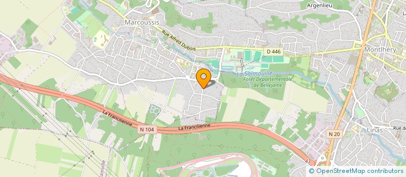 localisation de l'entreprise SCI CTTE  MARCOUSSIS