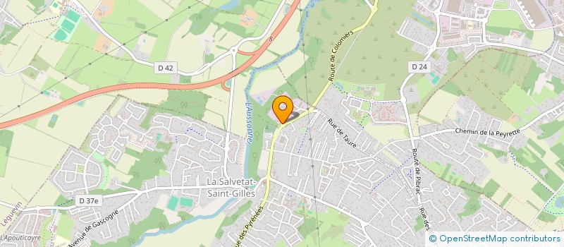 localisation de l'entreprise SCI CTV  LA SALVETAT-SAINT-GILLES