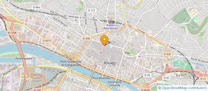 localisation de l'entreprise SCI CUB' à ROUEN