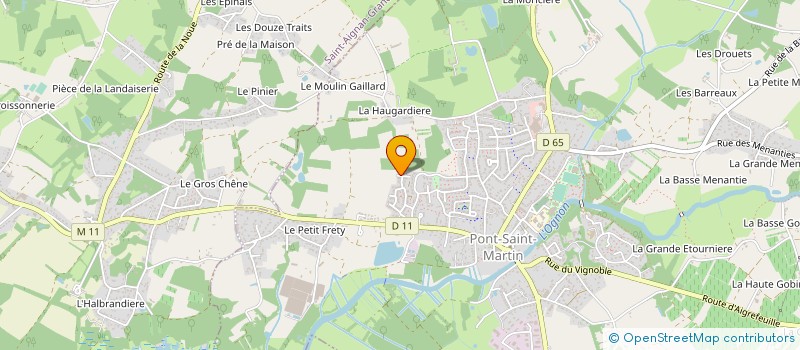 localisation de l'entreprise SCI CUB-LOC  PONT-SAINT-MARTIN