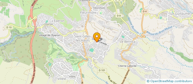 localisation de l'entreprise SCI CUBALI à SAINT-PAUL