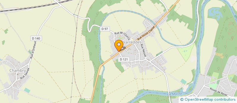 localisation de l'entreprise SCI CUBE  VARREDDES