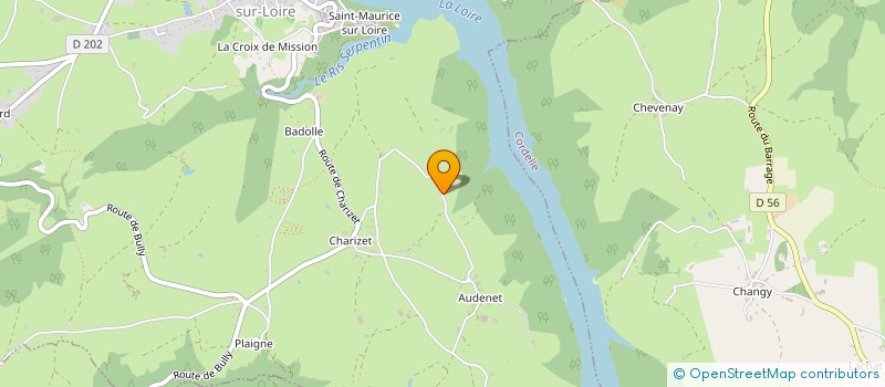 localisation de l'entreprise SCI CUBE  SAINT-JEAN-SAINT-MAURICE-SUR-LOIRE