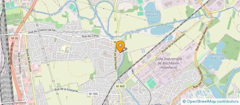 localisation de l'entreprise SCI CUBE HOME  SOUFFELWEYERSHEIM