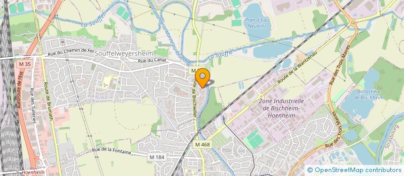 localisation de l'entreprise SCI CUBE IMMO PRO  SOUFFELWEYERSHEIM