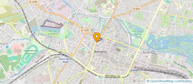 localisation de l'entreprise SCI CUBESD à AMIENS