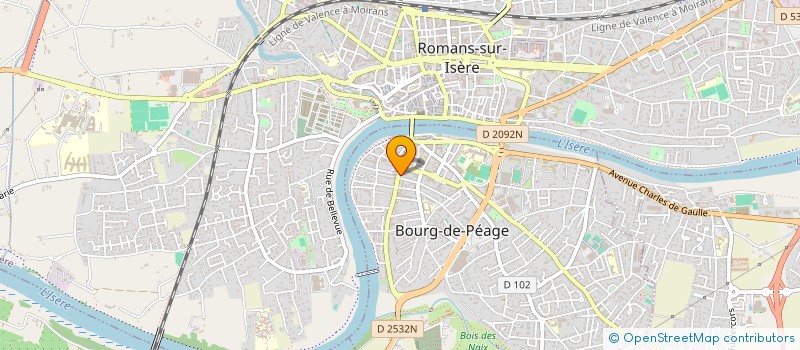 localisation de l'entreprise SCI CUBILIER MONTEIL IMMOBILIER  BOURG-DE-PEAGE