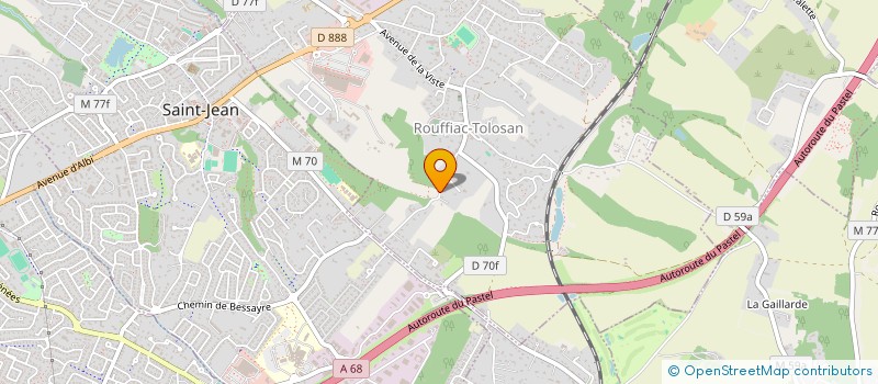 localisation de l'entreprise SCI CUBIROS  ROUFFIAC-TOLOSAN