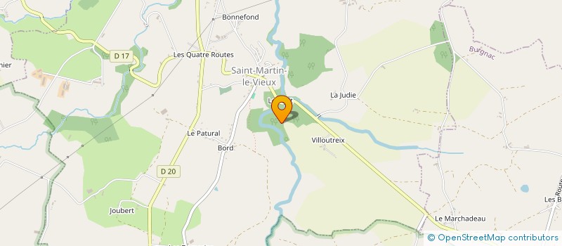 localisation de l'entreprise SCI CUBITUS à SAINT-YRIEIX-SOUS-AIXE