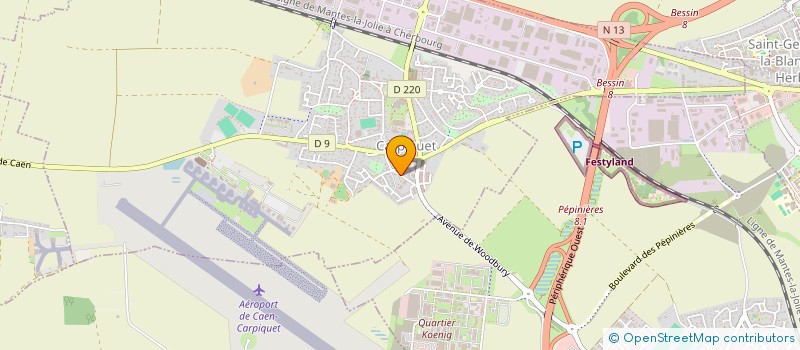 localisation de l'entreprise SCI CUBITUS  CARPIQUET