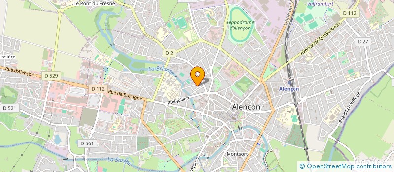 localisation de l'entreprise SCI CUBO-IMMO à ALENCON