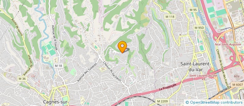 localisation de l'entreprise SCI CUCCHIARINI à CAGNES-SUR-MER