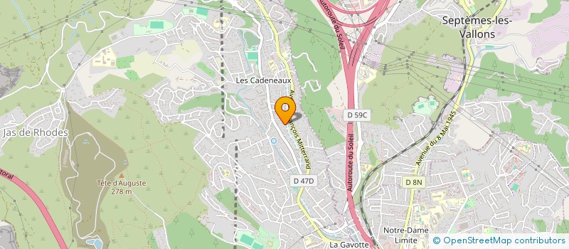 localisation de l'entreprise SCI CUCCURULO à LES PENNES MIRABEAU