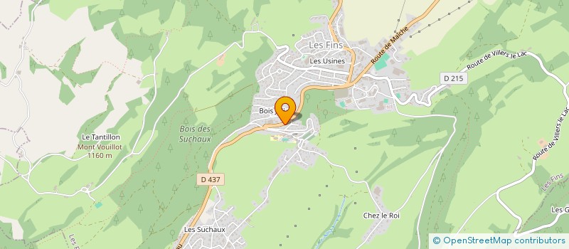 localisation de l'entreprise SCI CUCHE  LES FINS