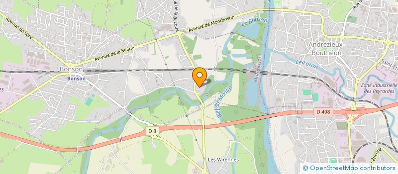 localisation de l'entreprise SCI CUCHE  BONSON