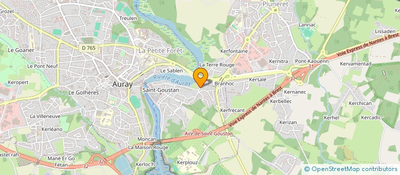 localisation de l'entreprise SCI CUCUDU56 à AURAY