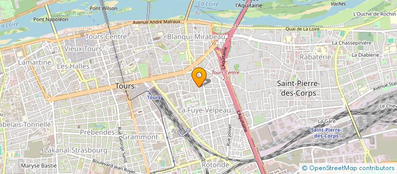 localisation de l'entreprise SCI CUDEAU  TOURS