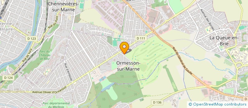 localisation de l'entreprise SCI CUGNART SAINT ENDREOL  ORMESSON-SUR-MARNE