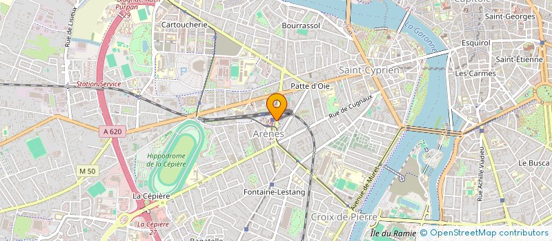 localisation de l'entreprise SCI CUGNAUX AVENUE DE TOULOUSE à TOULOUSE