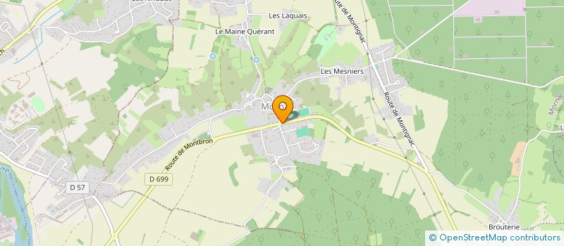 localisation de l'entreprise SCI CUI BONO  TOUVRE