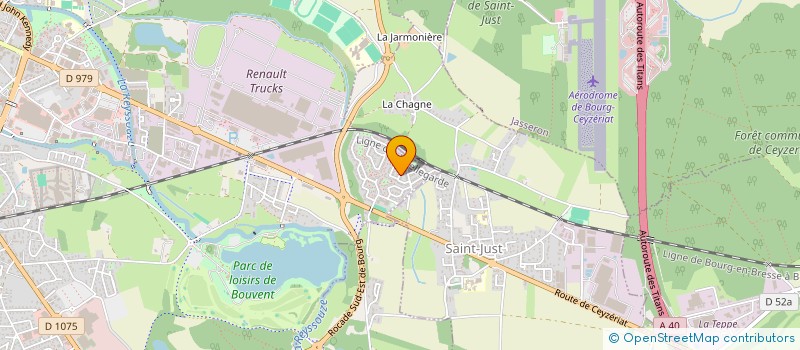 localisation de l'entreprise SCI CUI-REVO à BOURG-EN-BRESSE