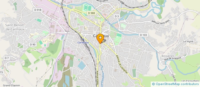 localisation de l'entreprise SCI CUIGUILLERE  CARMAUX