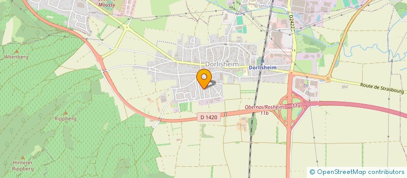 localisation de l'entreprise SCI CUISCINEL  DORLISHEIM