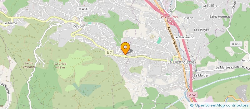 localisation de l'entreprise SCI CUISINE SEXTIUS 2000  PEYPIN